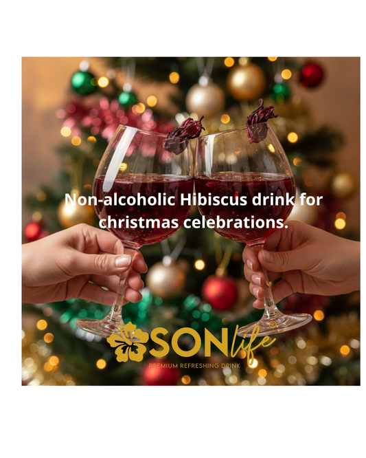 Boisson à l’Hibiscus Premium : Un Noël Naturel & Élégant